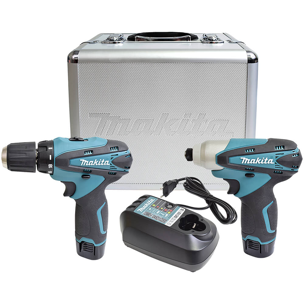 Combo Furadeira e Parafusadeira de Impacto 12V LCT204 Makita